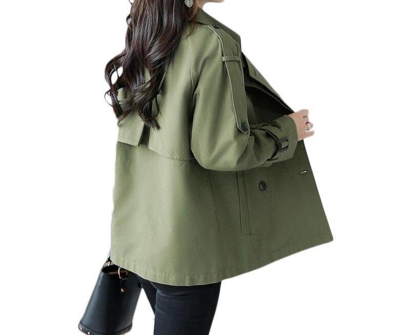 Chaqueta militar mujer botones grandes