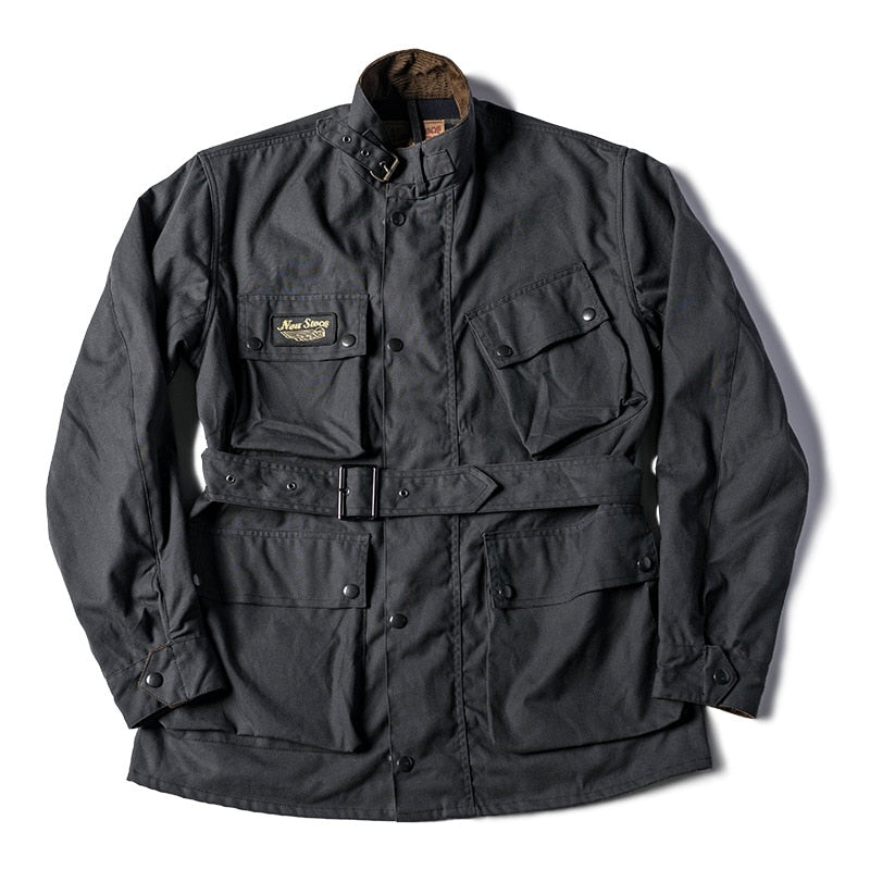 Chaqueta militar mujer negra