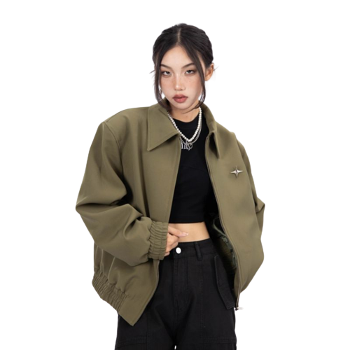 Chaqueta militar mujer only