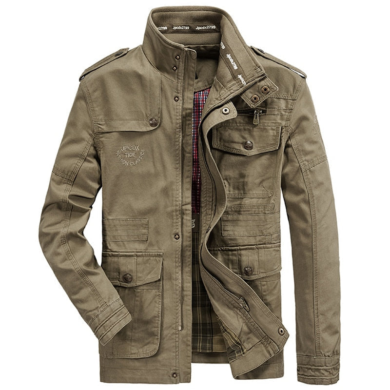 Chaqueta militar para hombre