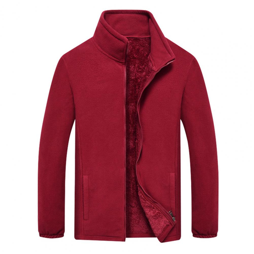 Chaqueta militar roja hombre