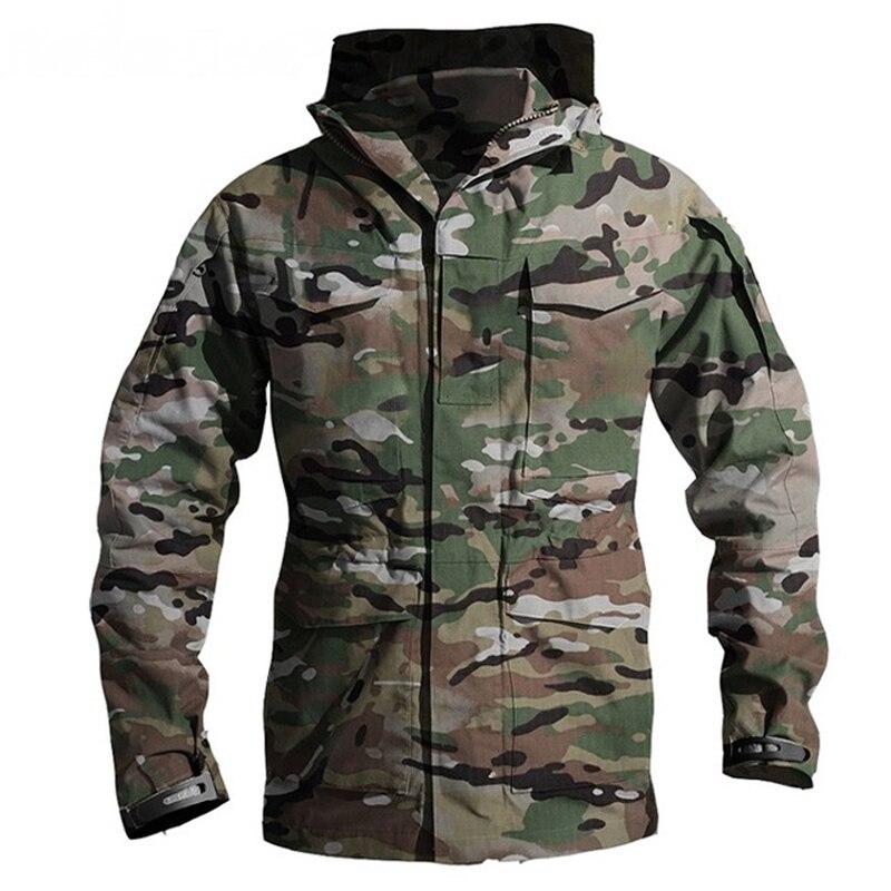 Chaqueta militar verde hombre