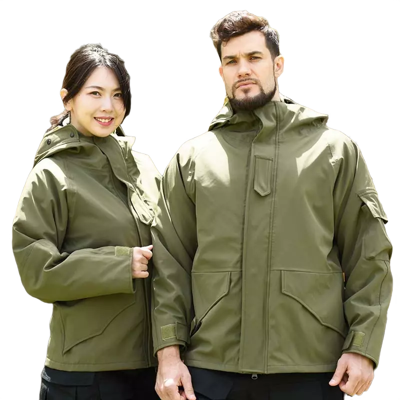 Chaqueta militar verde mujer