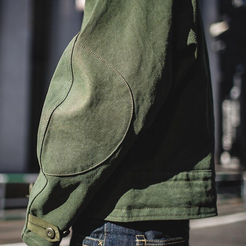 Chaqueta militar verde oliva hombre