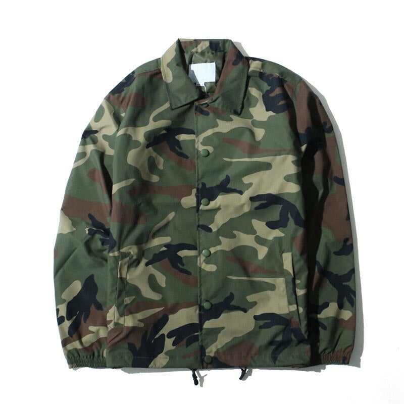 Chaqueta para hombres con cuello militar