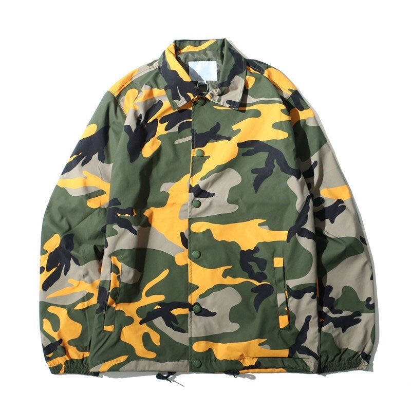 Chaqueta para hombres con cuello militar