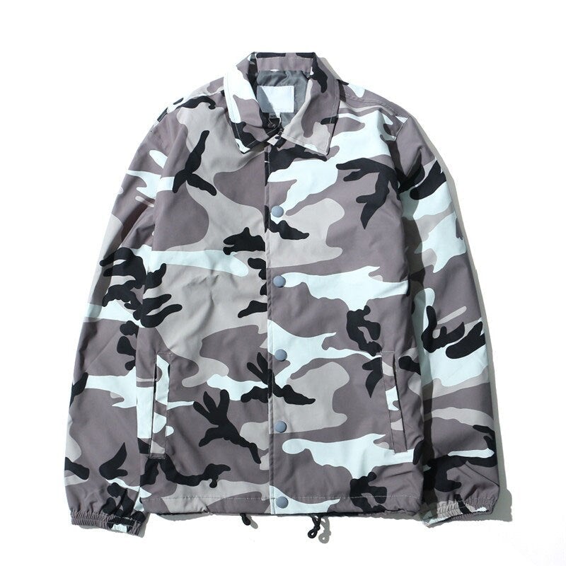 Chaqueta para hombres con cuello militar