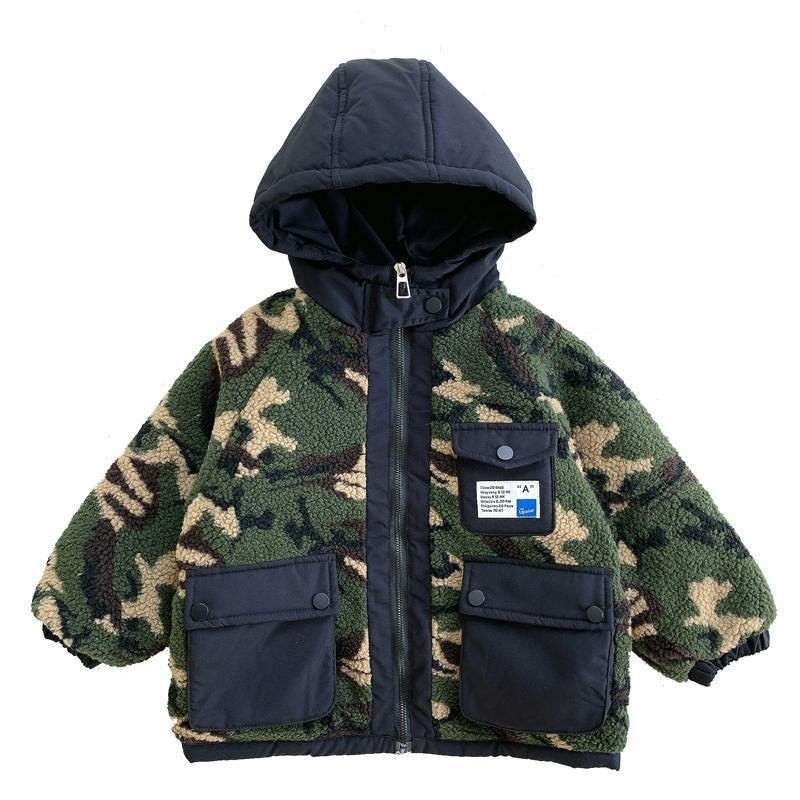 Chaqueta parka militar