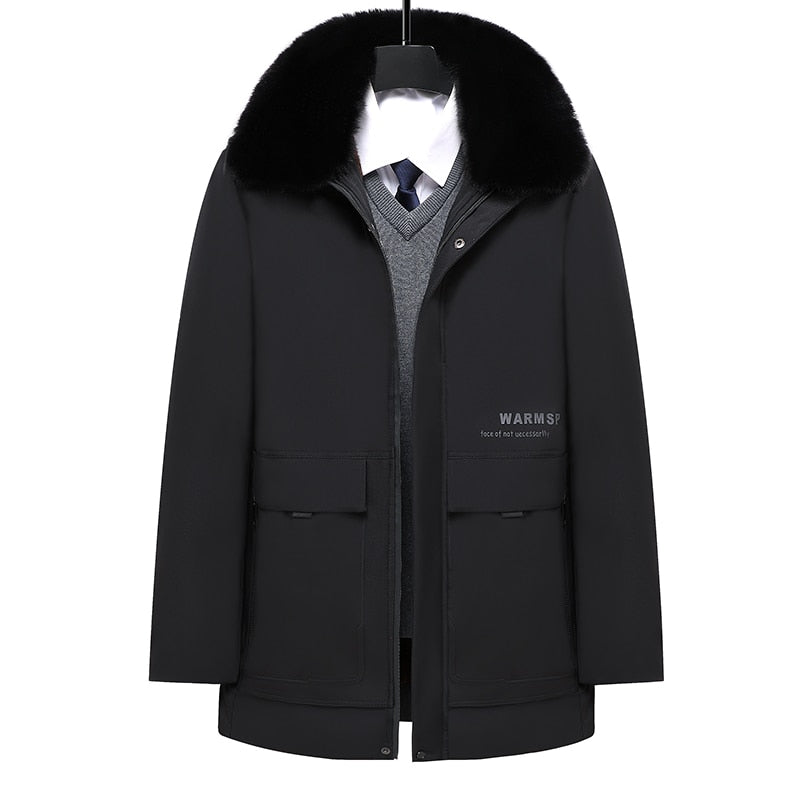 Chaqueta parka militar hombr
