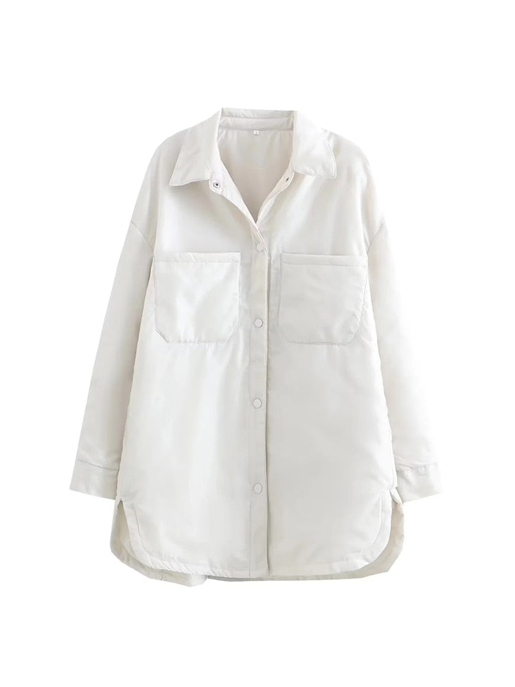 Chaqueta parka militar mujer