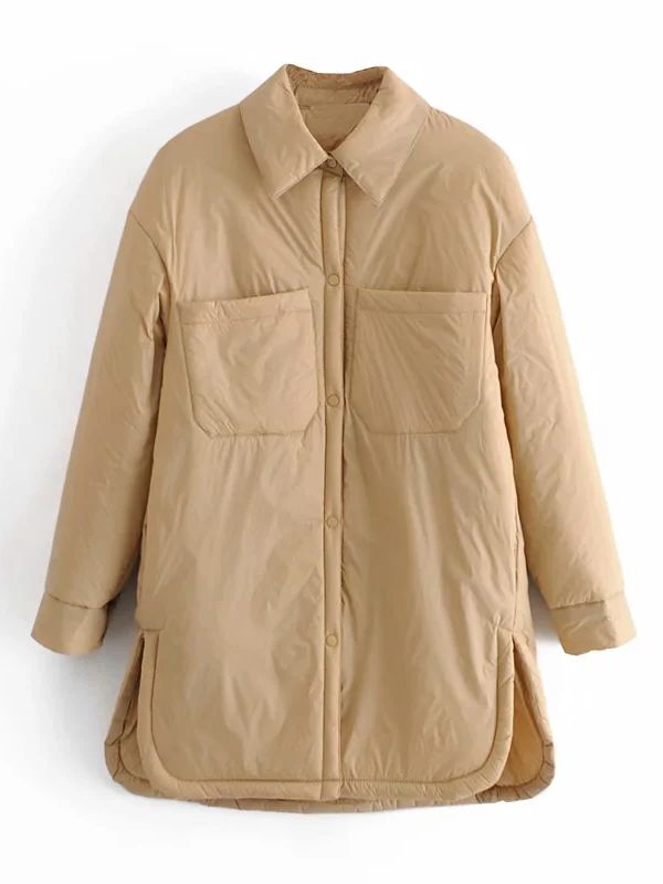 Chaqueta parka militar mujer