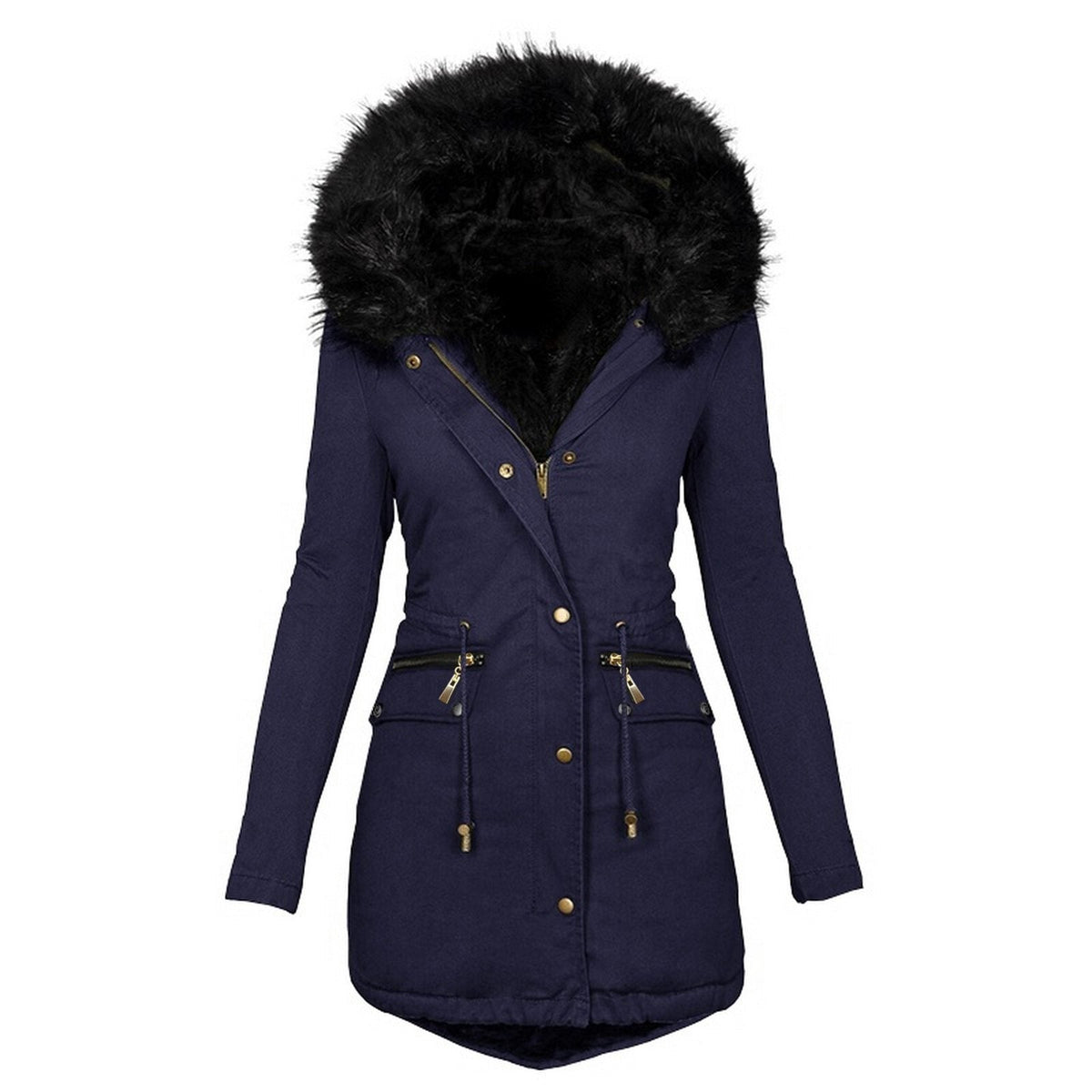 Chaqueta parka militar mujer