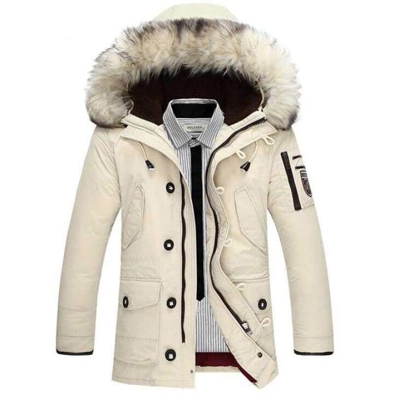 Chaqueta polar beige