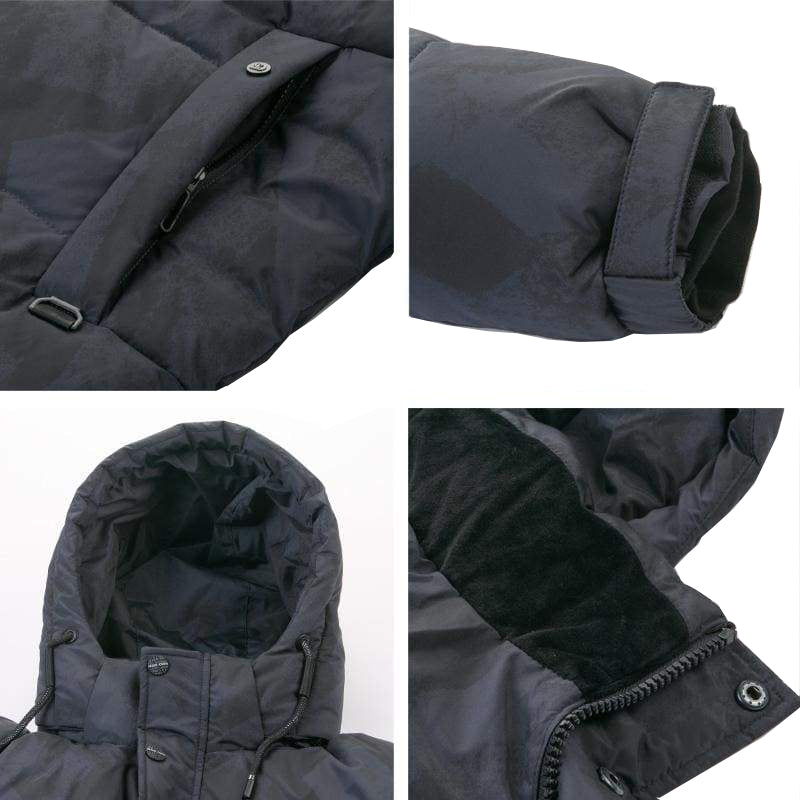 Chaqueta polar negra hombre