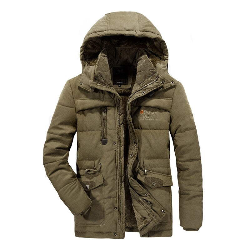 Chaqueta tipo militar hombre forro