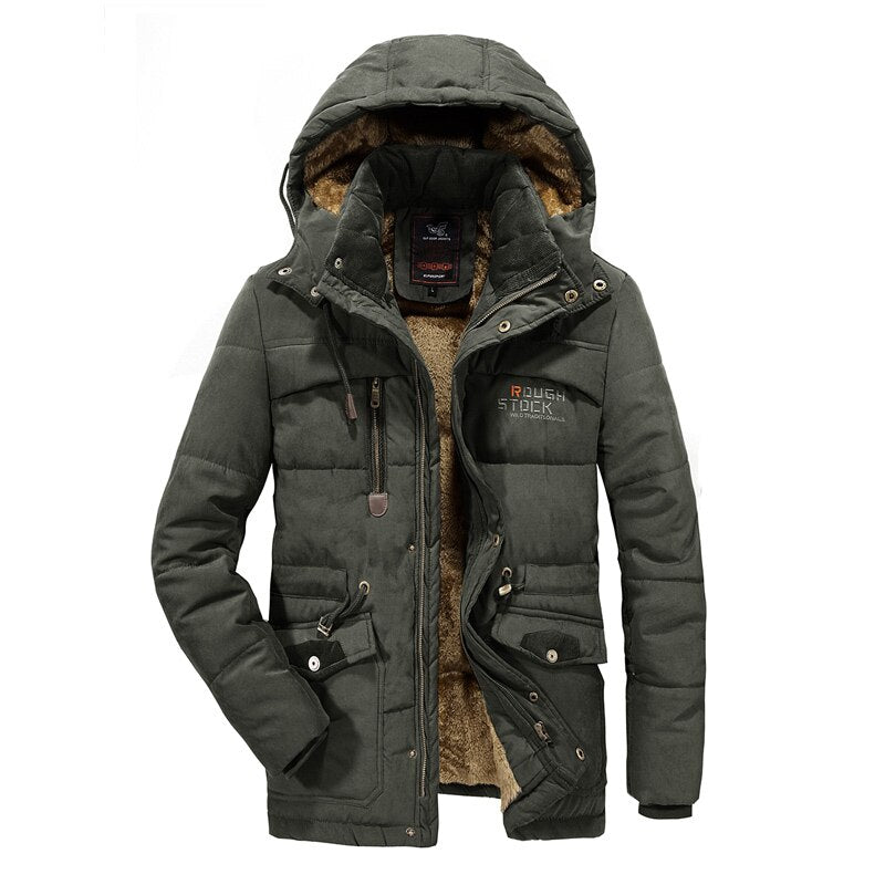 Chaqueta tipo militar hombre forro