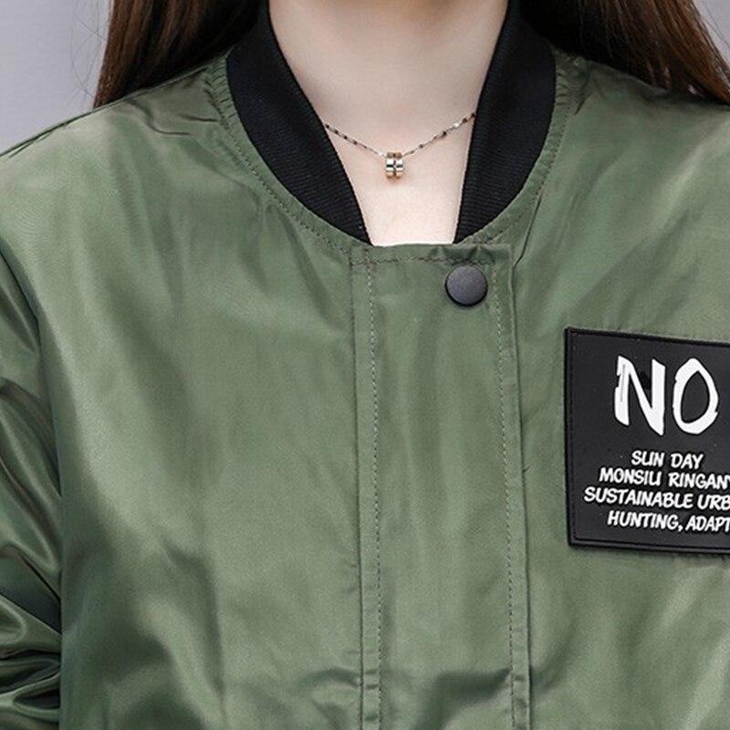 Chaqueta verde khaki estilo militar mujer