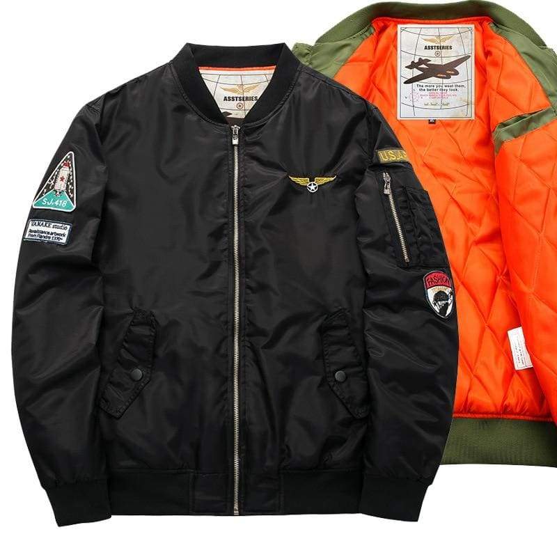 Chaqueta verde militar hombre