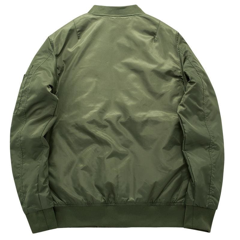 Chaqueta verde militar hombre