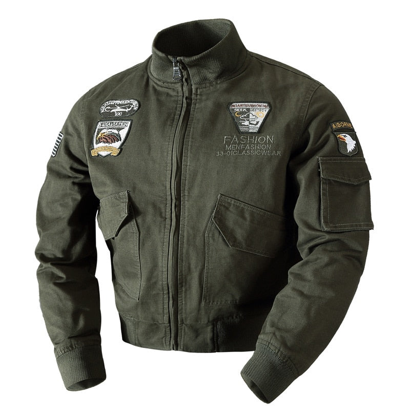 Chaquetas militar hombre primaveral