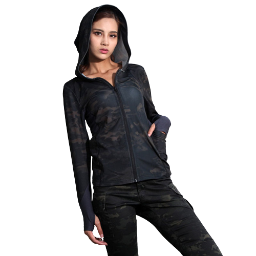 Chaquetas militar mujer negra