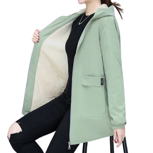 Chaquetas mujer verde militar