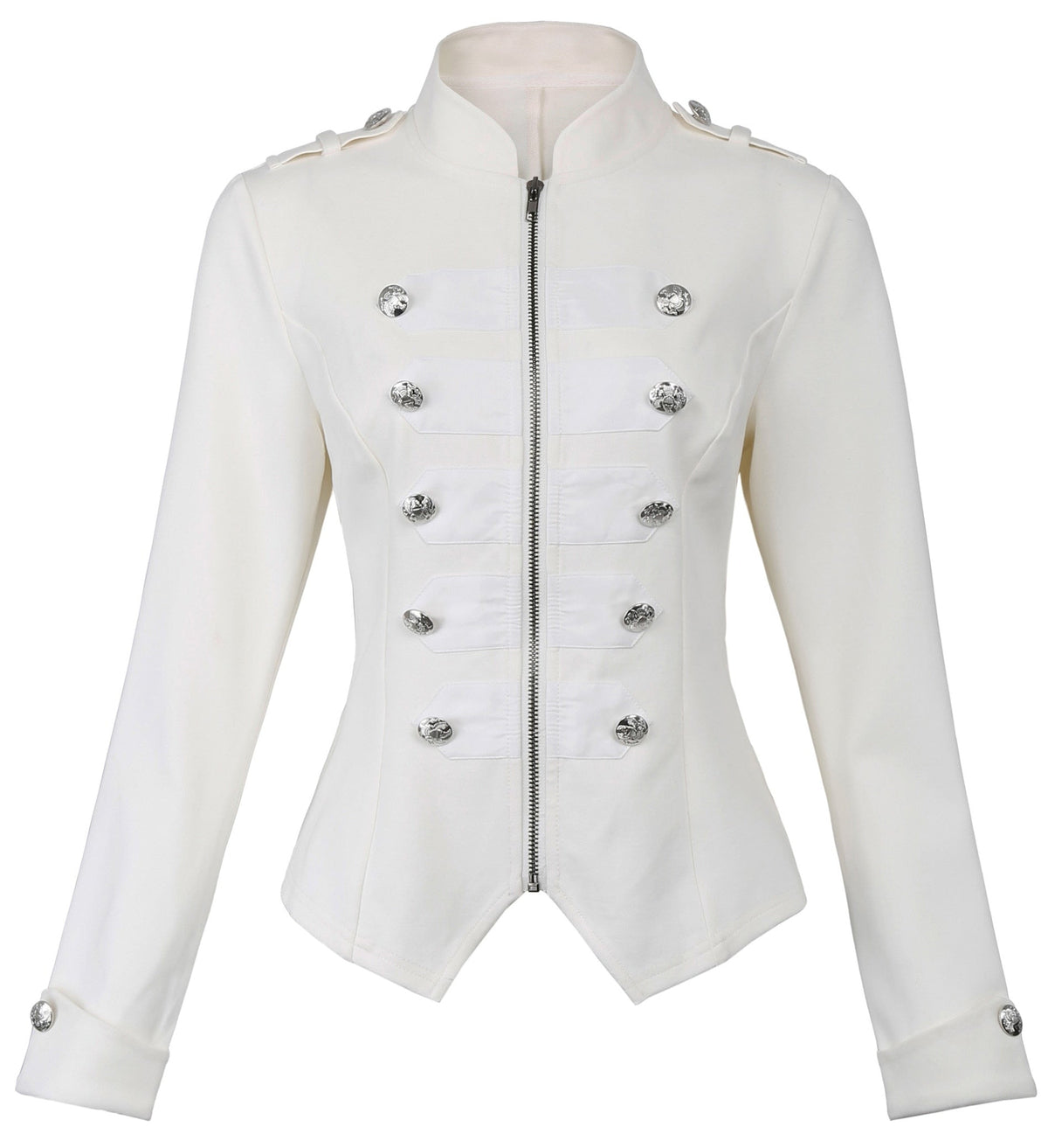 Chaquetas rojas para mujer tipo militar