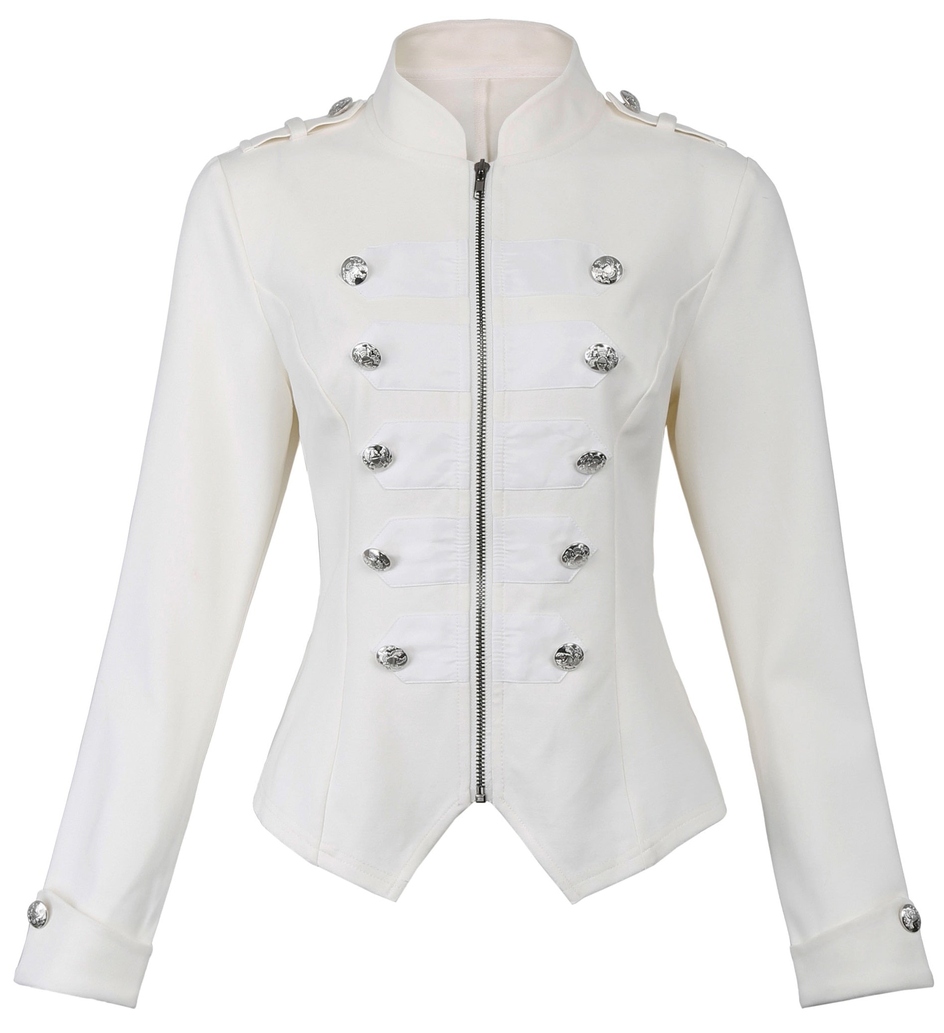 Chaquetas rojas para mujer tipo militar