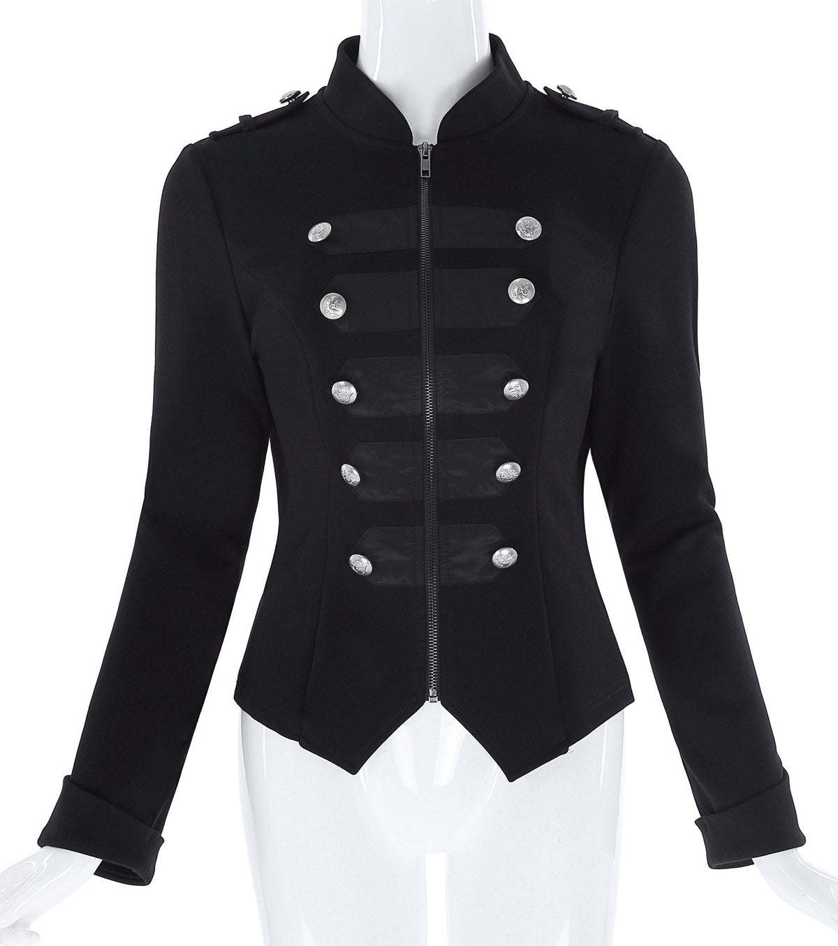 Chaquetas rojas para mujer tipo militar
