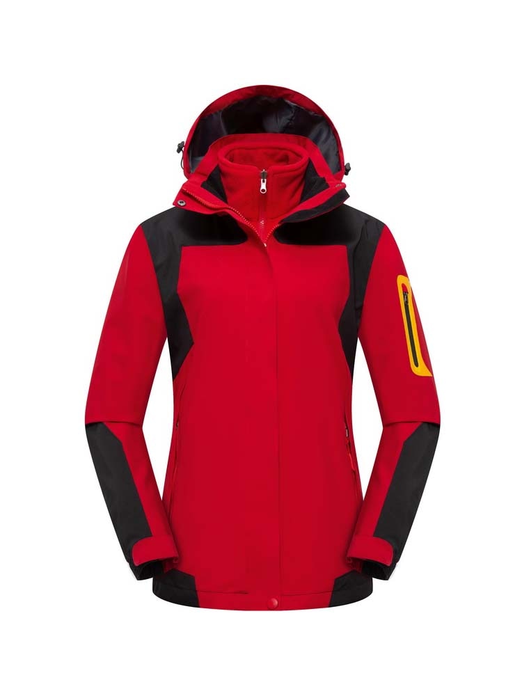 Chaquetas rojas para mujer tipo militar