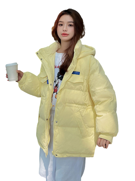 Chaquetas tipo militar amarillo mujer