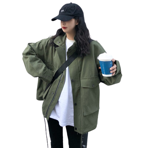 Chaquetas verde militar de mujer