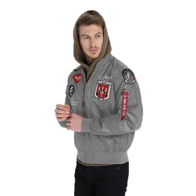 Chaqueton hombre verde militar