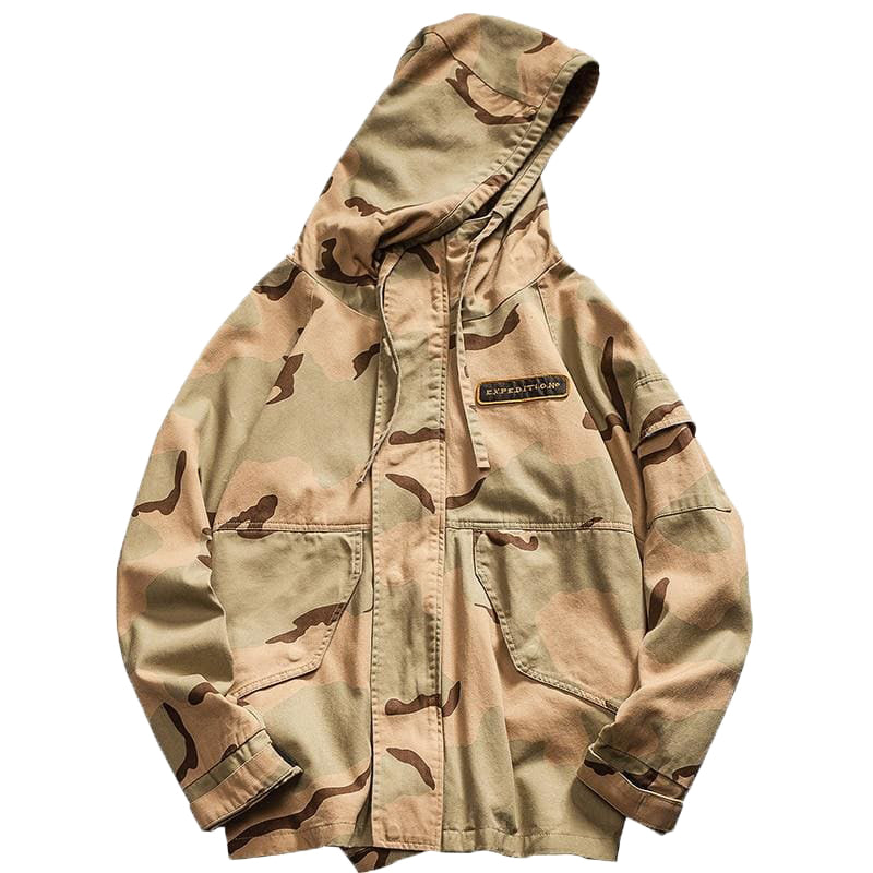 Chaqueton militar antiguo camuflaje
