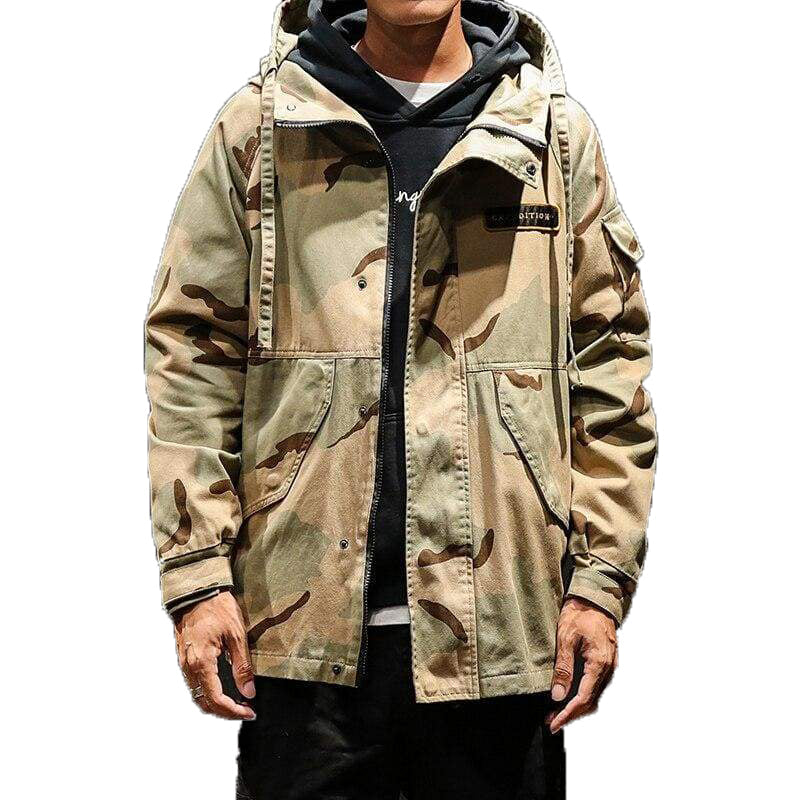 Chaqueton militar antiguo camuflaje
