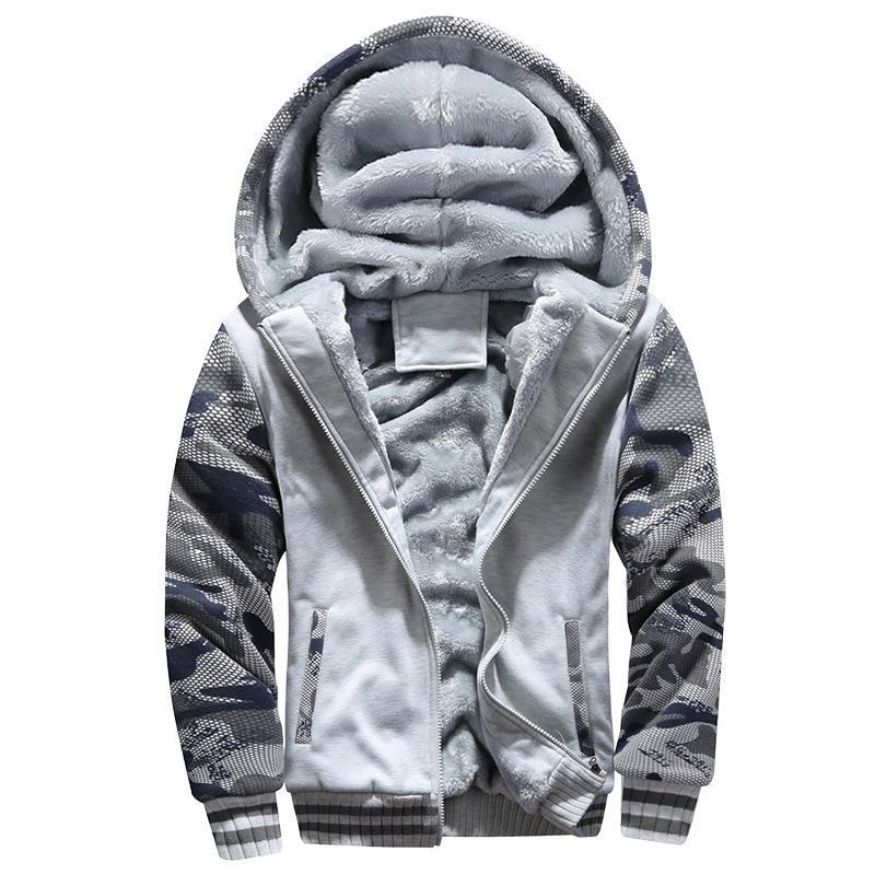 Chaqueton militar con capucha