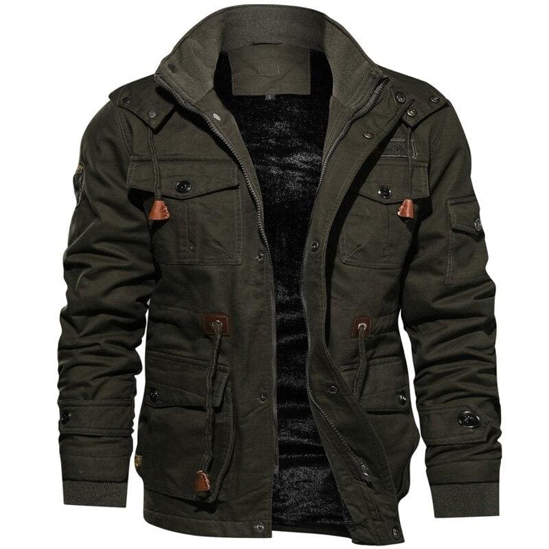 Chaqueton militar de hombre