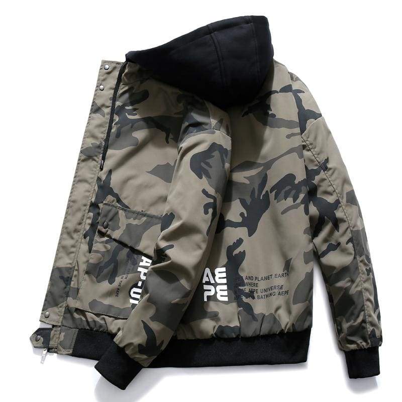 Chaqueton militar de invierno en camuflaje