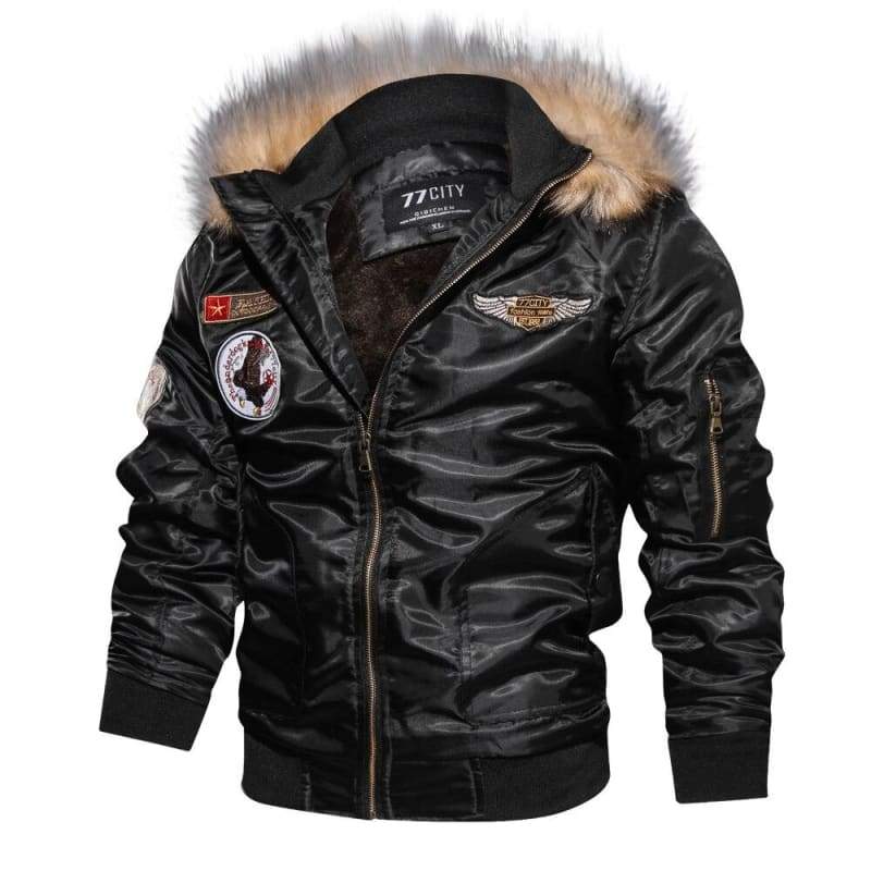 Chaqueton verde militar de pelo