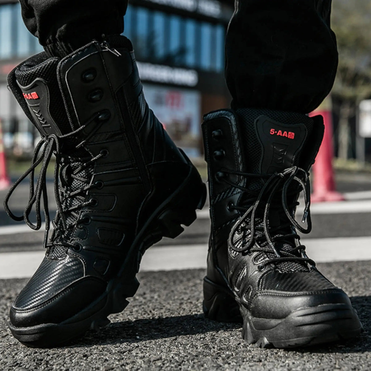 Chaussure homme style rangers