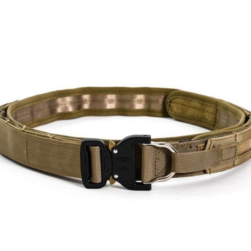 Cinturon militar ajustable hombre