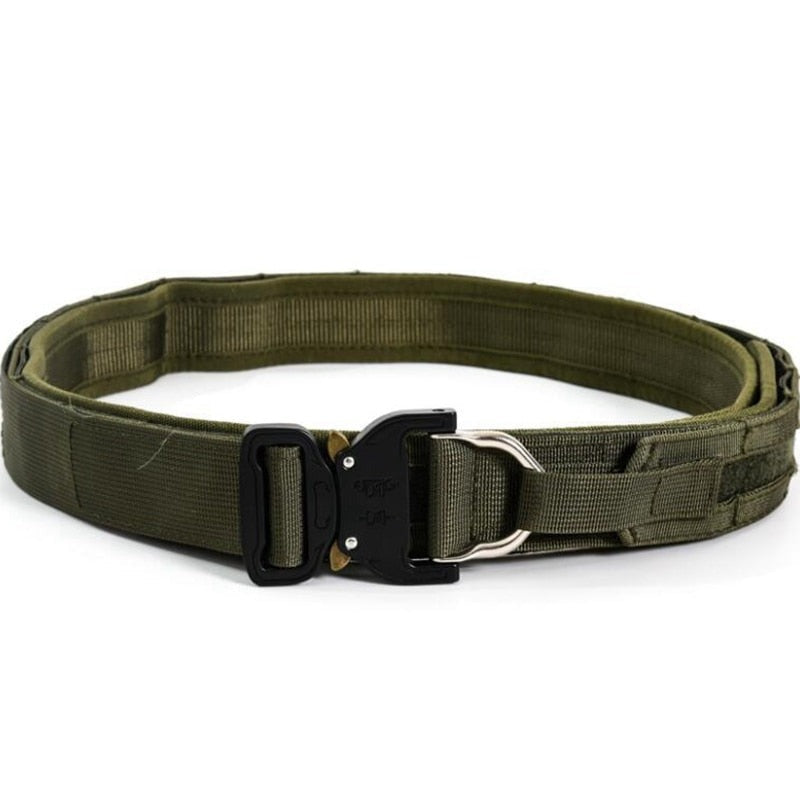 Cinturon militar ajustable hombre