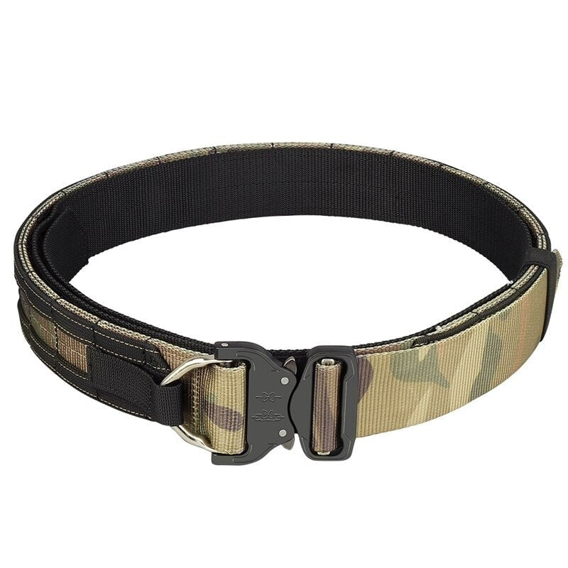 Cinturon militar ajustable hombre