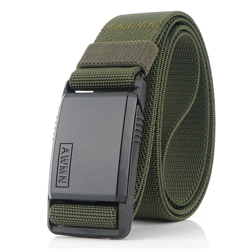 Cinturon militar cirre metalico