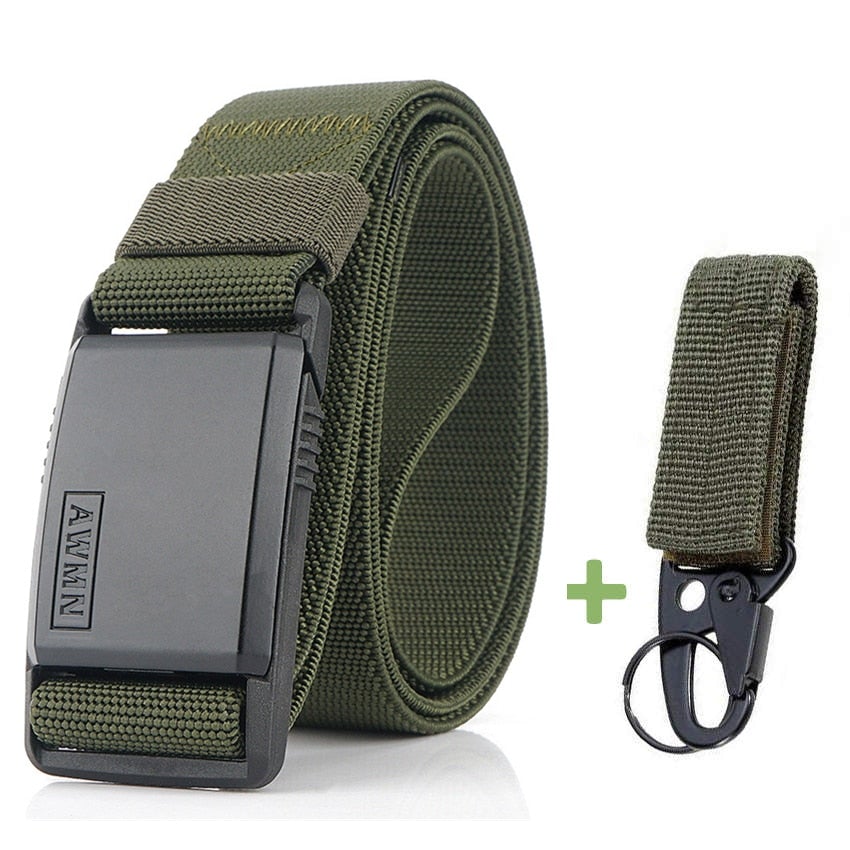 Cinturon militar cirre metalico