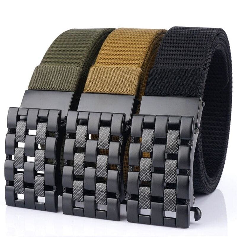 Cinturon militar hebilla abierta