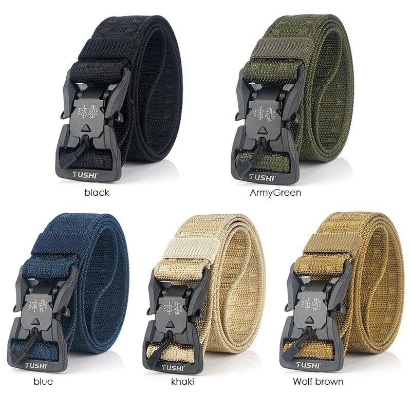 Cinturon militar marron