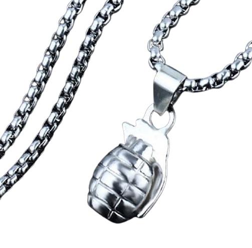 Collar militar plata
