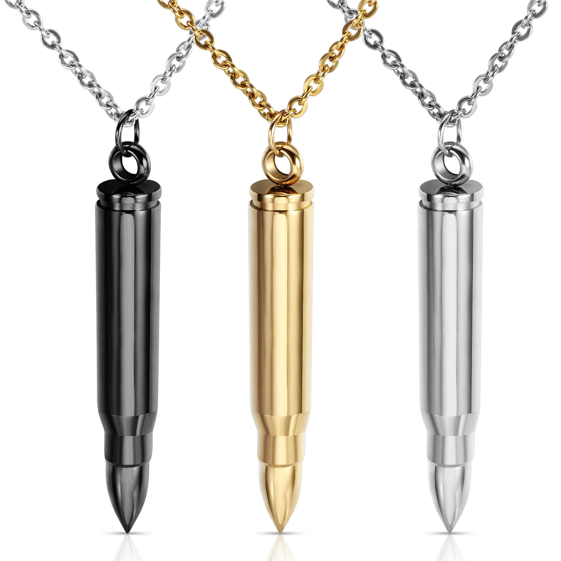Collar placa militar plata