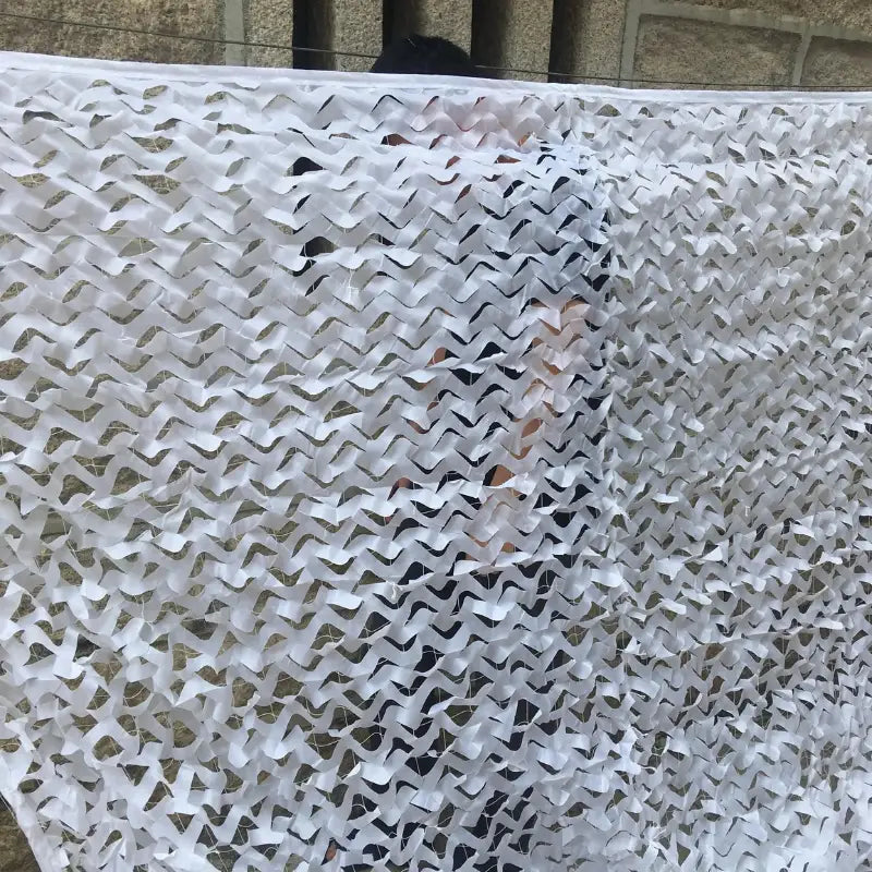 Filet camouflage blanc pour pergola